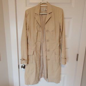 Dynamite - single breasted lapel neck trench coat (size 5)